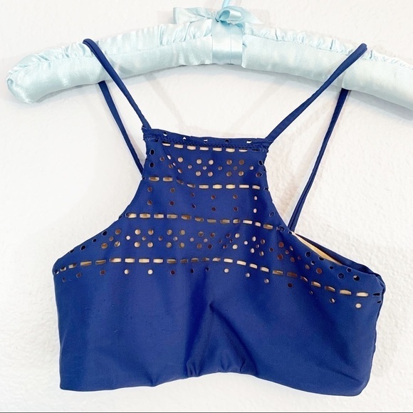 LOLLI “GOODIES” High Neck Laser Cut Bikini Top - Picture 3 of 5